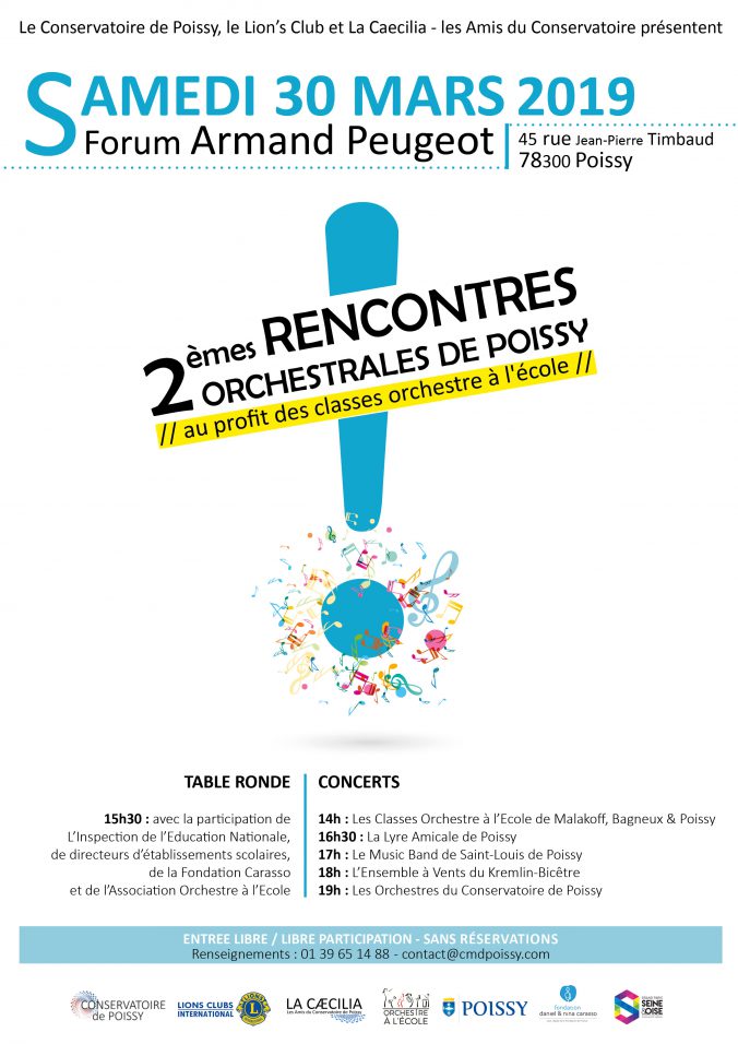 AFFICHE rencontres orchestrales 2019