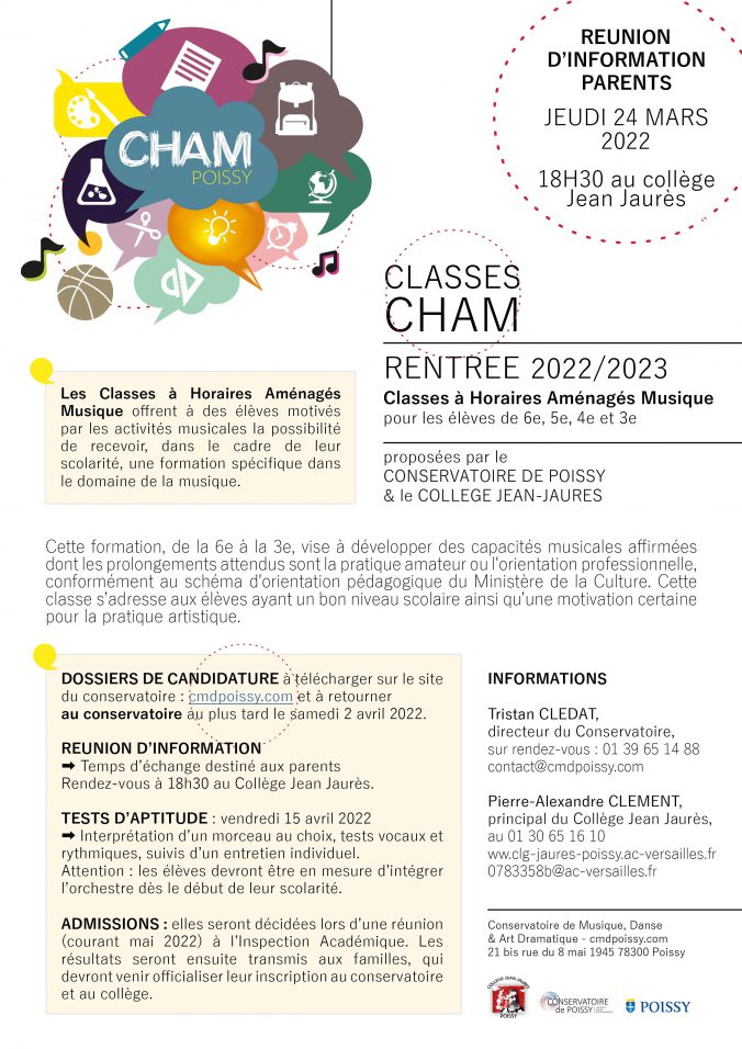 affiche CHAM 2022_2023